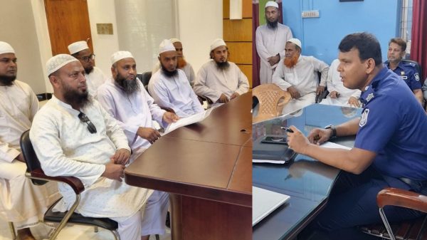 খেলাফত মজলিস রূপসা উপজেলা কমিটির ইউএনও এবং ওসির সাথে সৌজন্য সাক্ষাত